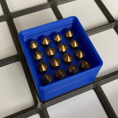 Hộp Đựng Đầu Phun Gridfinity (Ankermake, Volcano, Mk6, Mk8)