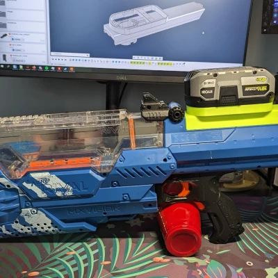 Nắp Pin Nerf Rival Nemesis Phiên Bản Ryobi