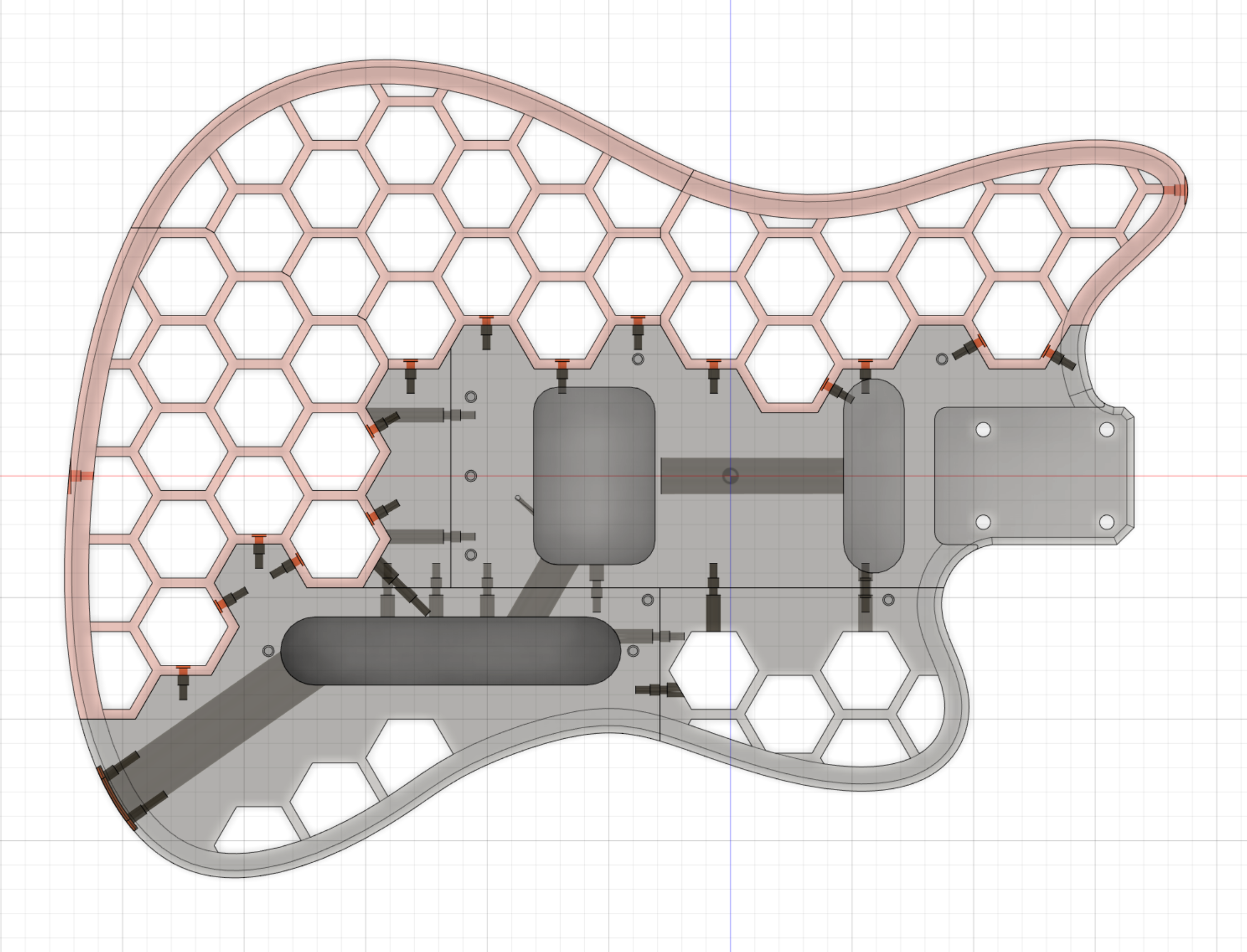 The Printacaster - Guitar In 3D Theo Phong Cách Harley Benton T-Style