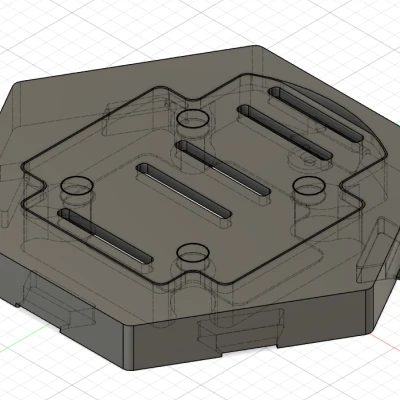 Giá đỡ Huy chương Lục giác