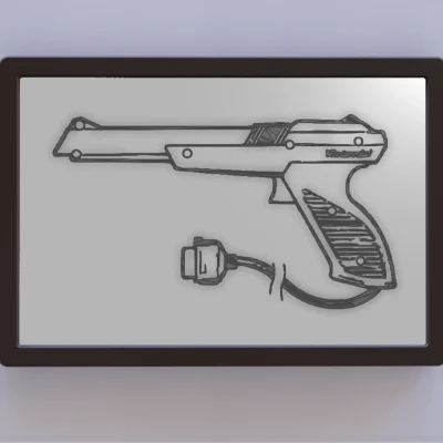 Tranh Bằng Sáng Chế NES Zapper