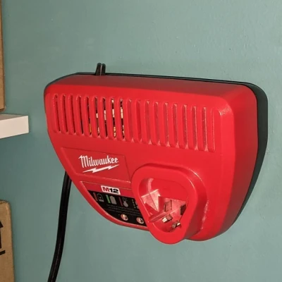 Giá Treo Tường Sạc Milwaukee M12 12V Không Làm Hư Hại Bề Mặt