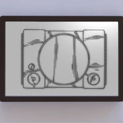 Tranh Giấy Chứng Nhận PlayStation - Mặt Trên