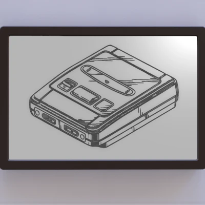 Tranh Bản Vẽ SNES (EU) / Super Famicom