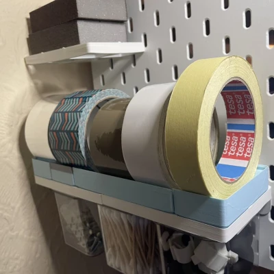 Kệ Skadis Gridfinity - Móc đa năng, khung, không nam châm, thêm không gian