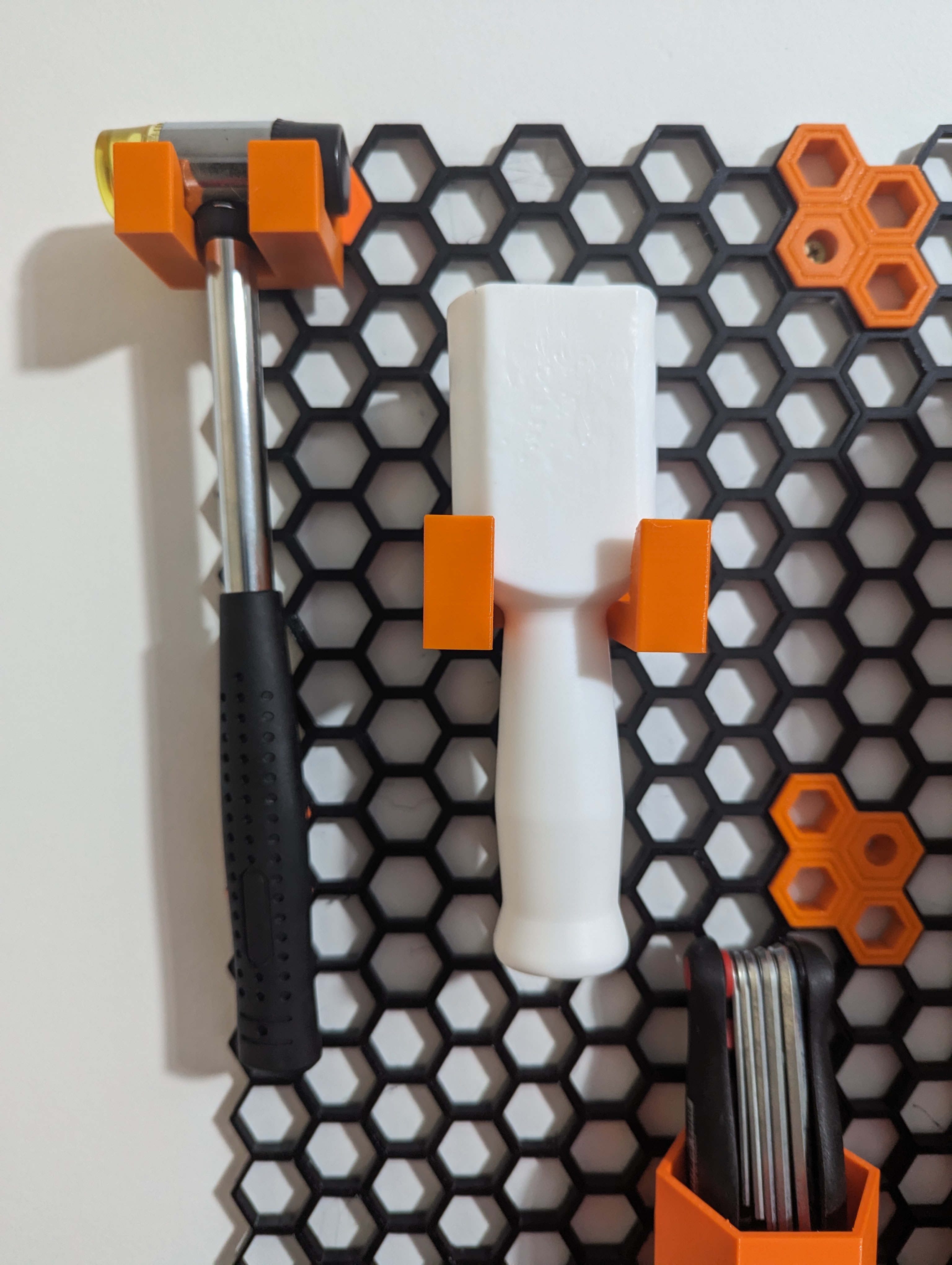 Giá đỡ búa - Tường lưu trữ tổ ong - Tệp STEP