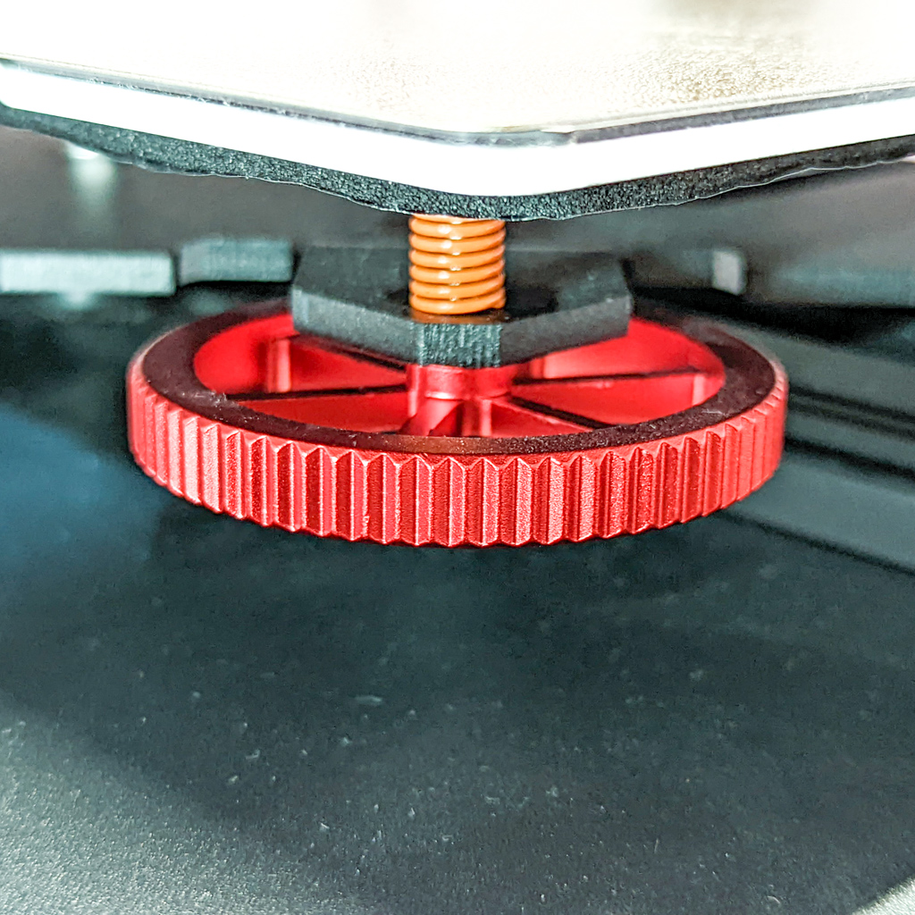 Khóa bánh xe cân bằng mặt bàn cho Creality CR10 Smart Pro của MAXPROBE cho núm cân bằng màu đỏ