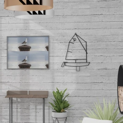 Mô Hình Thuyền Optimist Treo Tường Cho Dân Chơi Biển