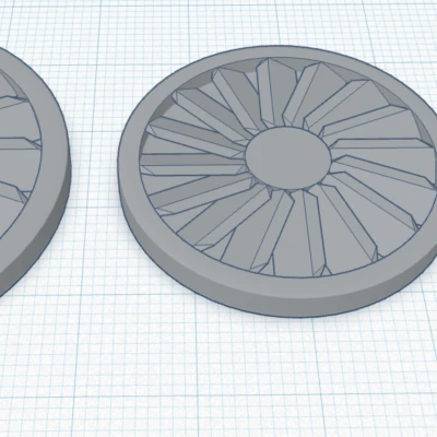 Chân đế Miniature Fan-2 Pattern