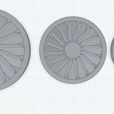 Chân đế Miniature Fan-2 Pattern