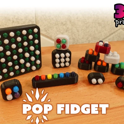 Pop Fidget (Thiết kế đa vật liệu)