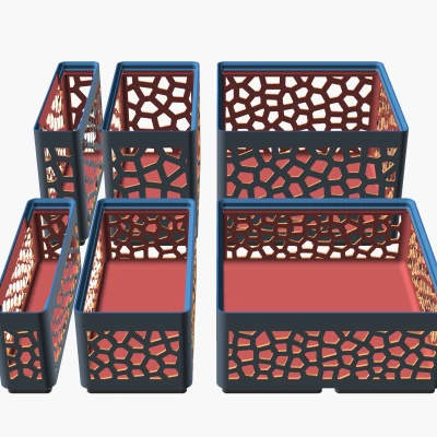 Hộp Gridfinity Voronoi đủ kích cỡ