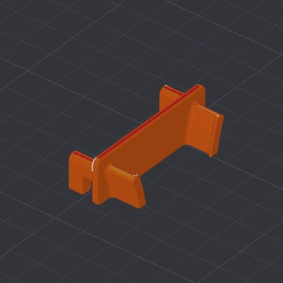 Giá đỡ dao cạo lưỡi nhựa cho Skadis