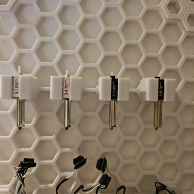 Giá đỡ Đầu phun / Hotend Bambulab A1 (mini) cho Honeycomb Storage Wall (HSW)