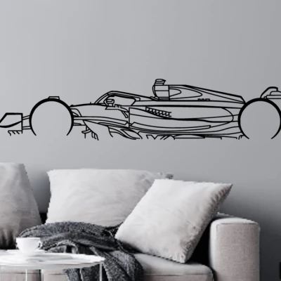 Tranh Treo Tường Hình Bóng Mercedes F1