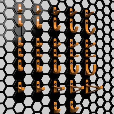 Bộ móc treo cho tường mạng ong (HSW)