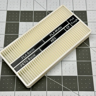 Hộp trưng bày mẫu sợi nhựa Bambu Lab