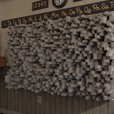 Tấm panel tường khuếch tán không khoa học