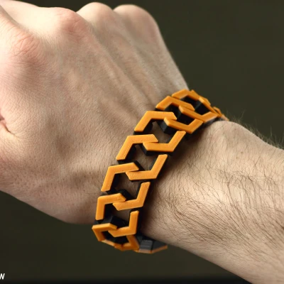 Vòng Tay Hexachain Kiểu Xích Độc Đáo