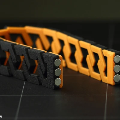 Vòng Tay Hexachain Kiểu Xích Độc Đáo