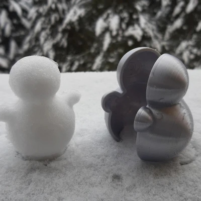 Khuôn làm người tuyết mini / Giò người tuyết mini