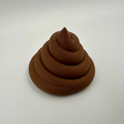 Mô hình Cục Shit "Poop" Nam Châm - In 3D