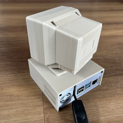 Vỏ Case Máy Tính Để Bàn Retro cho Raspberry Pi