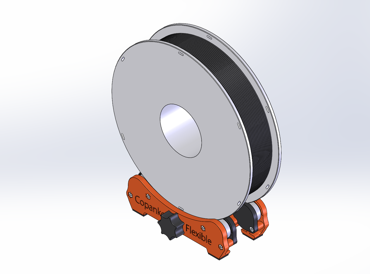 [Sử dụng vít M3] Giá đỡ cuộn dây cho Prusa MINI - Phiên bản linh hoạt
