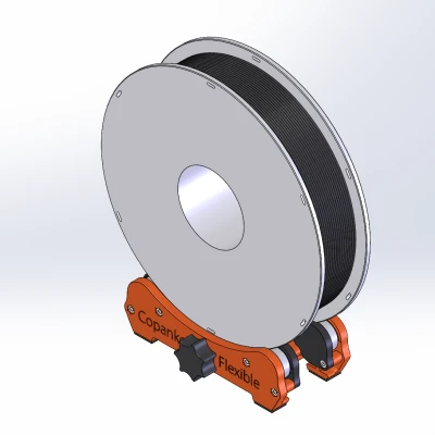 [Sử dụng vít M3] Giá đỡ cuộn dây cho Prusa MINI - Phiên bản linh hoạt