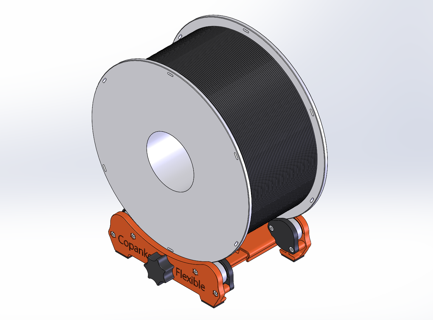 [Sử dụng vít M3] Giá đỡ cuộn dây cho Prusa MINI - Phiên bản linh hoạt