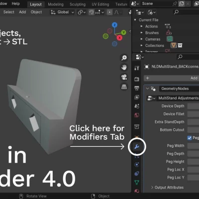 MultiStand (Giờ đã tùy chỉnh theo tham số!) - Hệ thống Module cho Máy chơi game Retro của bạn hoặc bất cứ thứ gì