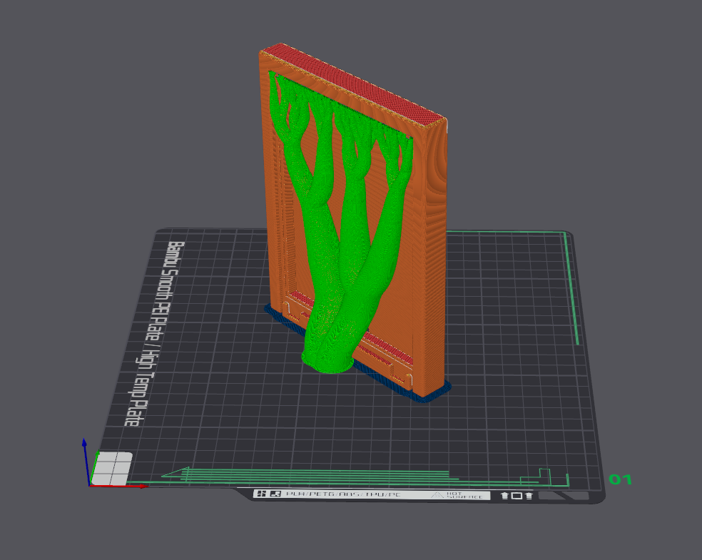 Khung Ảnh Lithophane Bambu Remix - Không Logo + Khóa Tấm Khuếch Tán