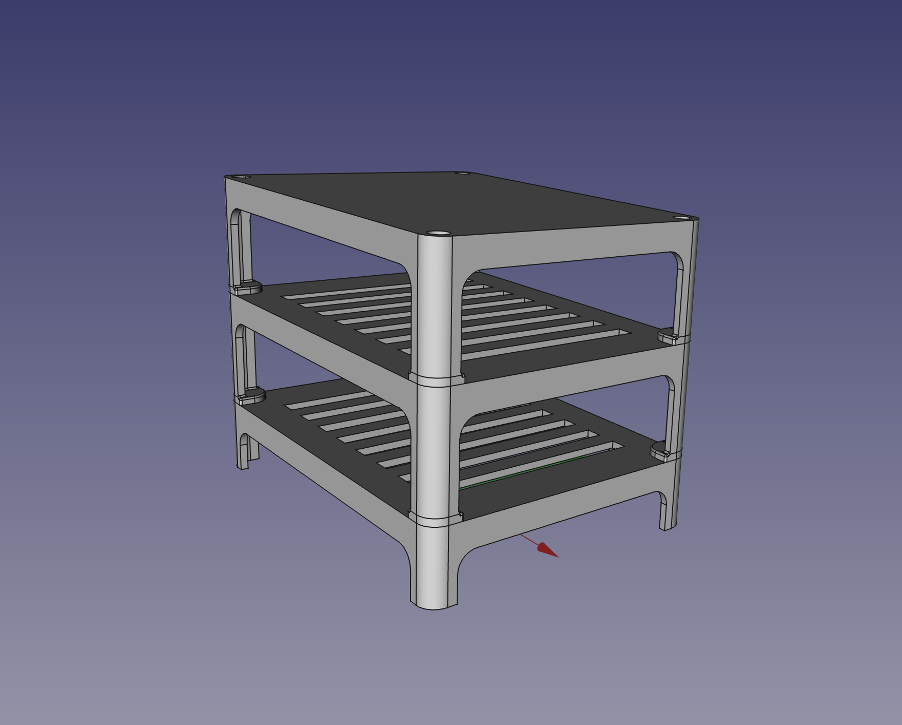 Kệ Mini Nam Châm Xếp Chồng (cho Router/Modem/Switch)