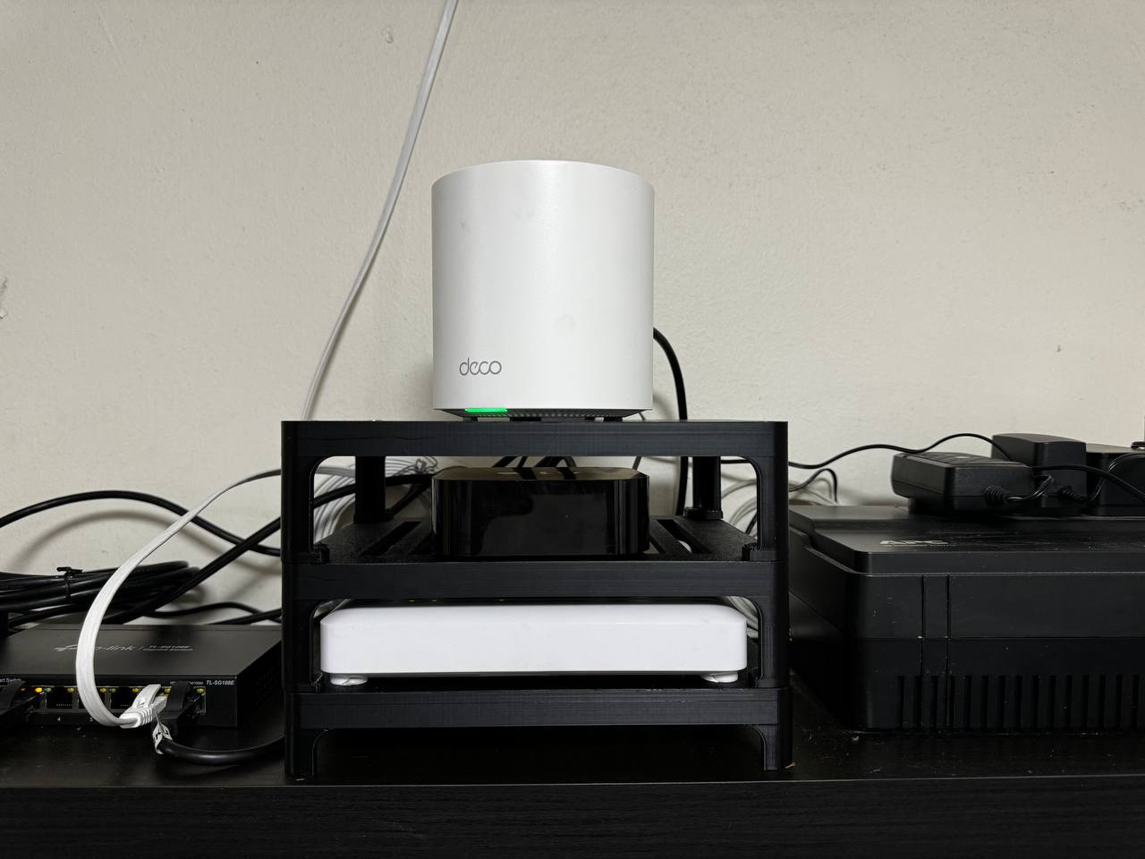 Kệ Mini Nam Châm Xếp Chồng (cho Router/Modem/Switch)