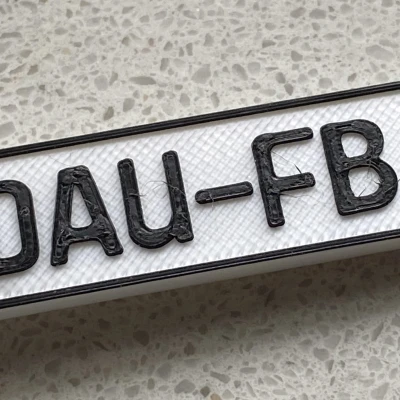 Móc khóa cá nhân có biển số xe