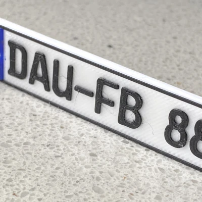 Móc khóa cá nhân có biển số xe