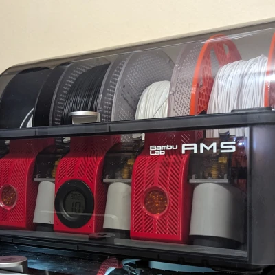 Hộp hút ẩm Silica có cửa sổ cho Bambu Lab AMS