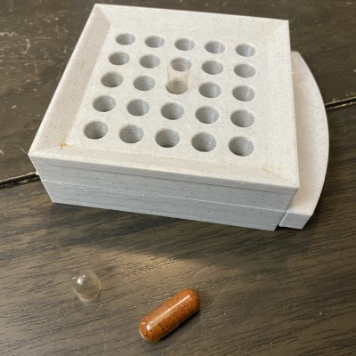 Khay Đổ Thuốc Con Nhộng