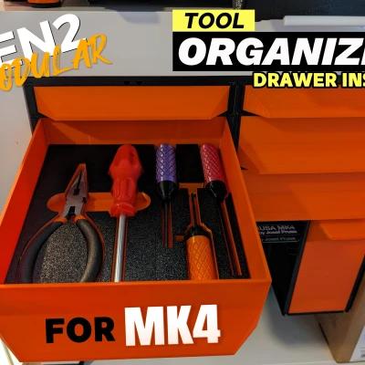 Bộ chèn tổ chức dụng cụ GEN2 cho Prusa MK4