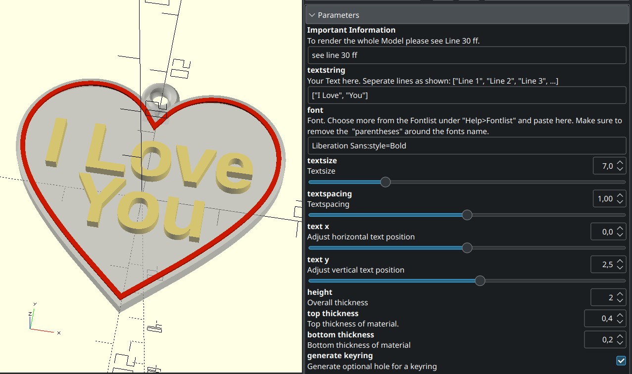 Trái Tim Thông Điệp Bí Mật - Tùy Chỉnh Được