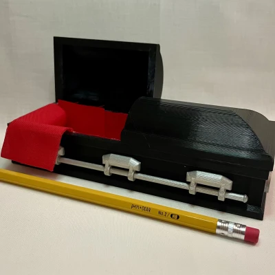 Quan Tài Chôn Cất - Tỉ Lệ 1:12 Cho Nhà Búp Bê