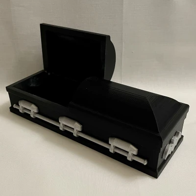 Quan Tài Chôn Cất - Tỉ Lệ 1:12 Cho Nhà Búp Bê