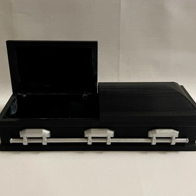 Quan Tài Chôn Cất - Tỉ Lệ 1:12 Cho Nhà Búp Bê