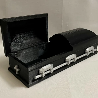 Quan Tài Chôn Cất - Tỉ Lệ 1:12 Cho Nhà Búp Bê