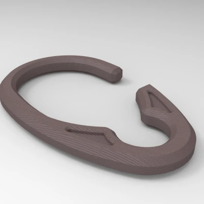 Vòng Treo Rèm Tắm Cho Thanh 1 Inch