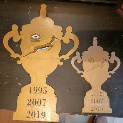 Cúp Webb Ellis Springbok Nam Phi World Cup Rugby