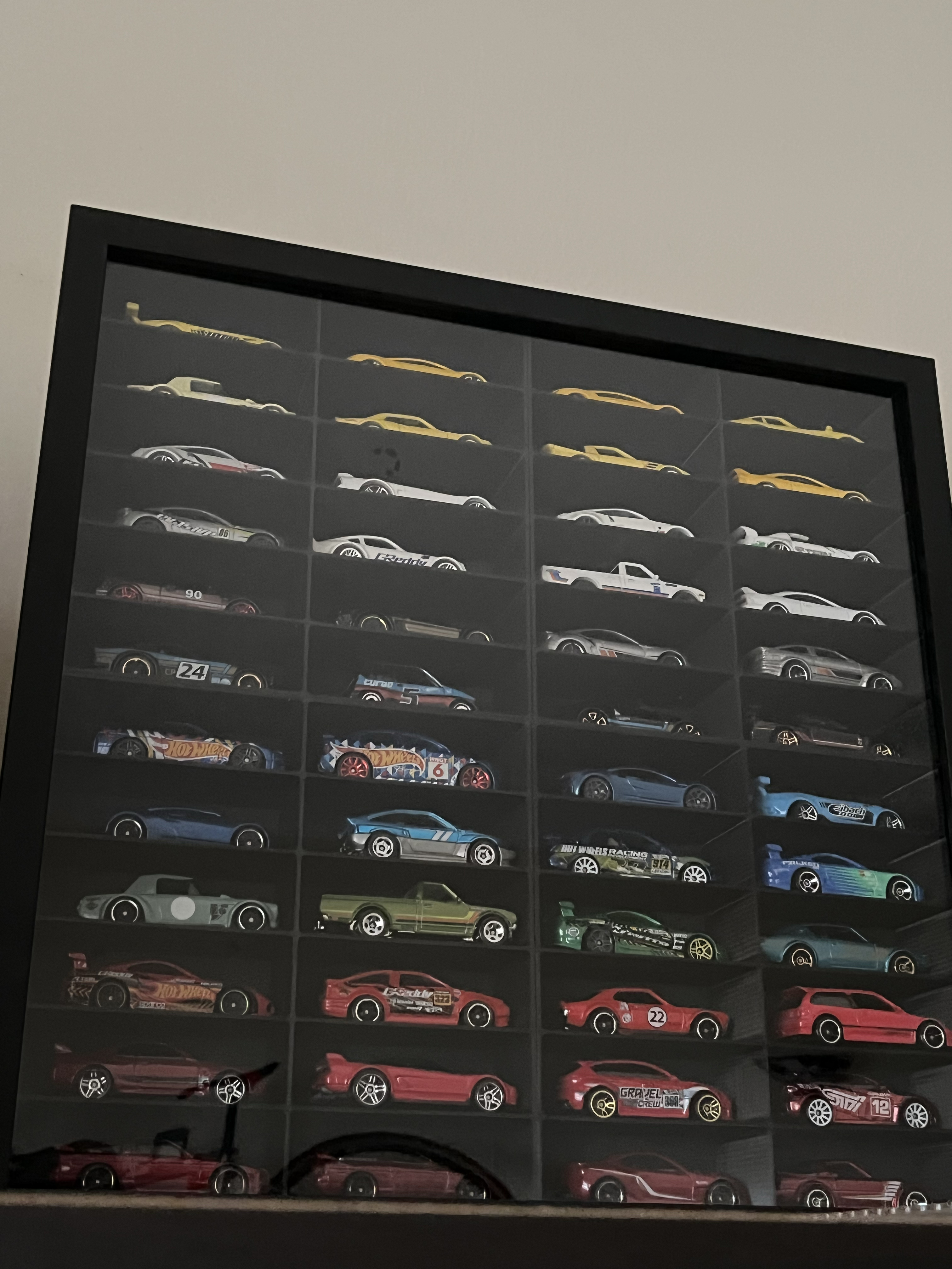 Khuôn Đựng Xe Hotwheels Cho Khung IKEA Sannahed 35x35