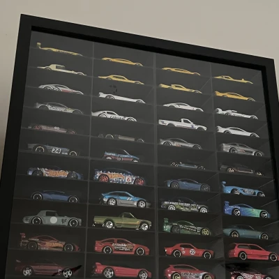 Khuôn Đựng Xe Hotwheels Cho Khung IKEA Sannahed 35x35