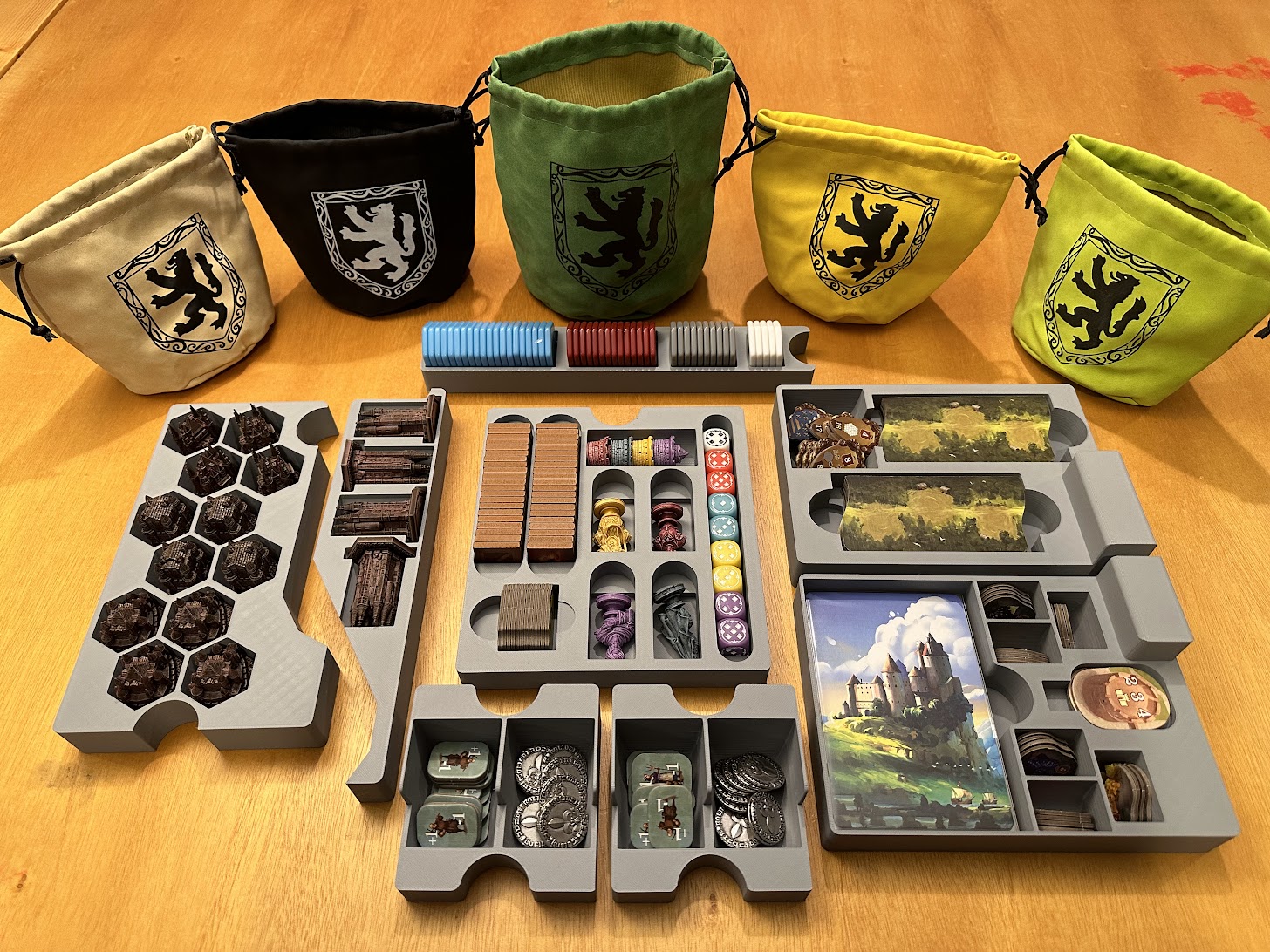 Khay Đựng Lắp Ghép cho Castles of Burgundy: Special Edition