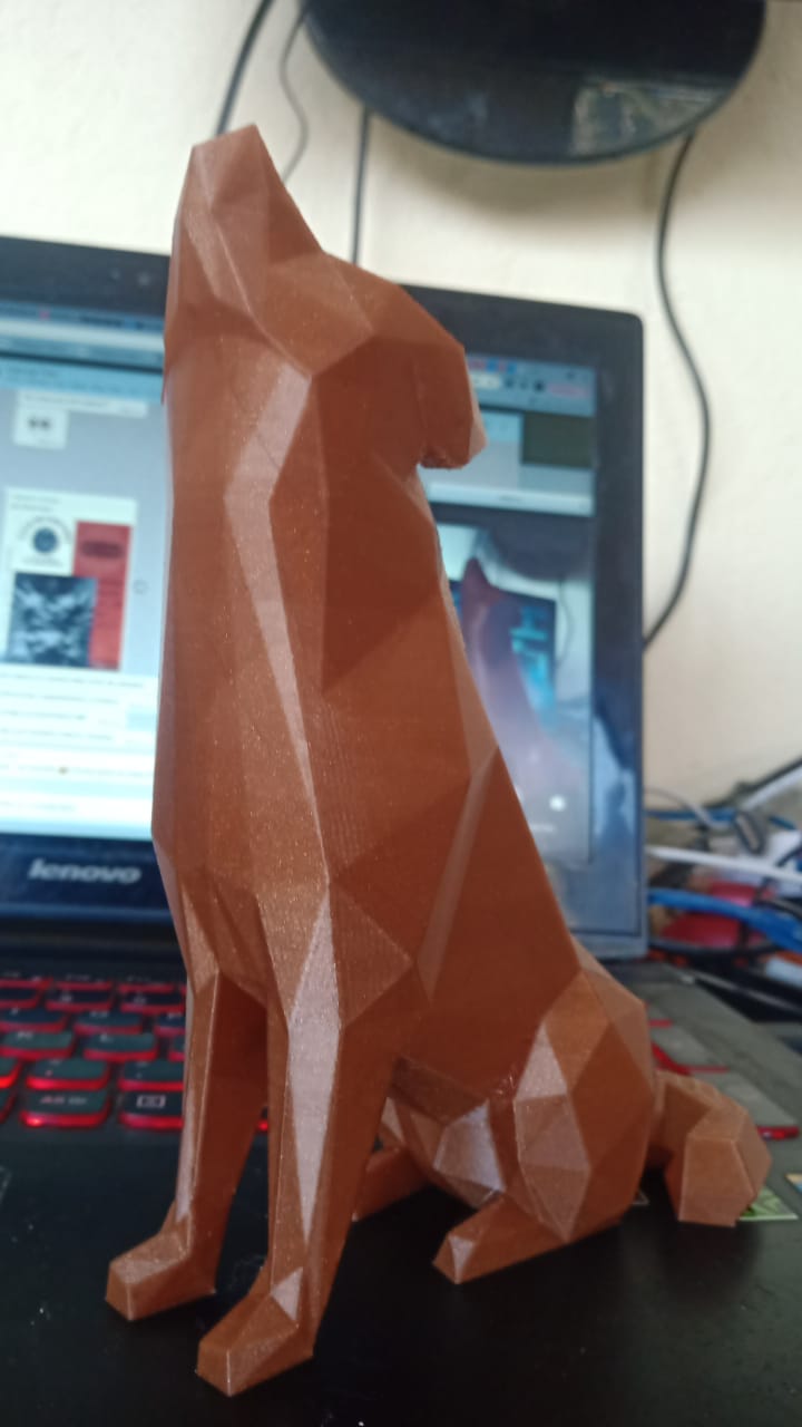 Sói Đội Kèn Phong Cách Low Poly Cho Hướng Đạo